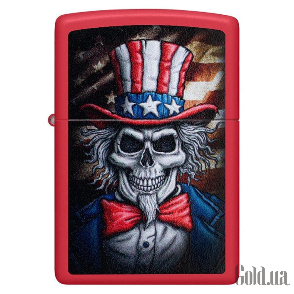 Zippo Зажигалка Uncle Sam Skull Design 46696 46696 – изображение 3