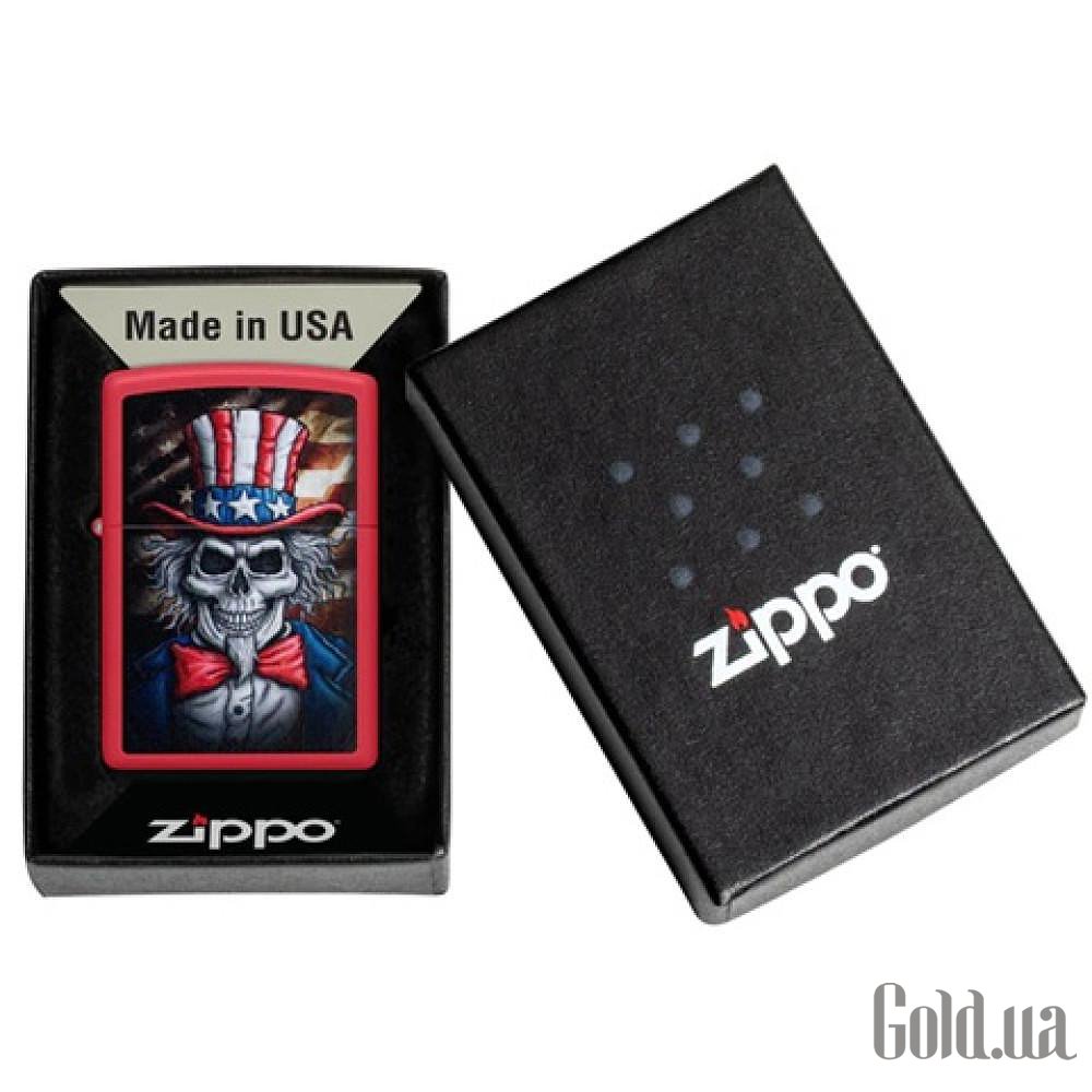 Zippo Зажигалка Uncle Sam Skull Design 46696 46696 – изображение 5