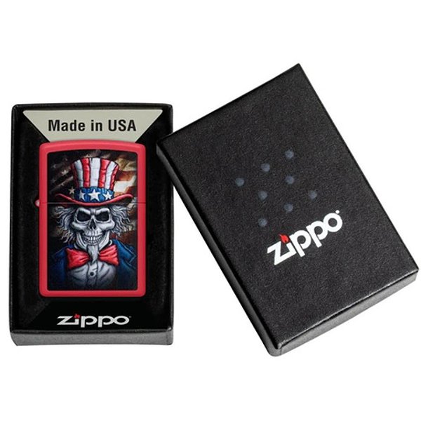 Zippo Зажигалка Uncle Sam Skull Design 46696 46696 – изображение 5