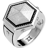 Мужское серебряное кольцо с эмалью, 1554430