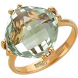 Женское золотое кольцо с кварцем, 1623806