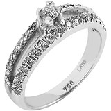 Золотое кольцо с бриллиантами, 1685758