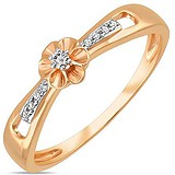 Женское золотое кольцо с бриллиантами, 1715966