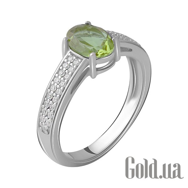 

Женские кольца Fresh Jewelry, Женское серебряное кольцо с куб. циркониями и султанитом, 18.5