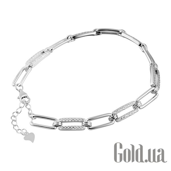 

Женские браслеты Fresh Jewelry, Женский серебряный браслет с куб. циркониями, 19