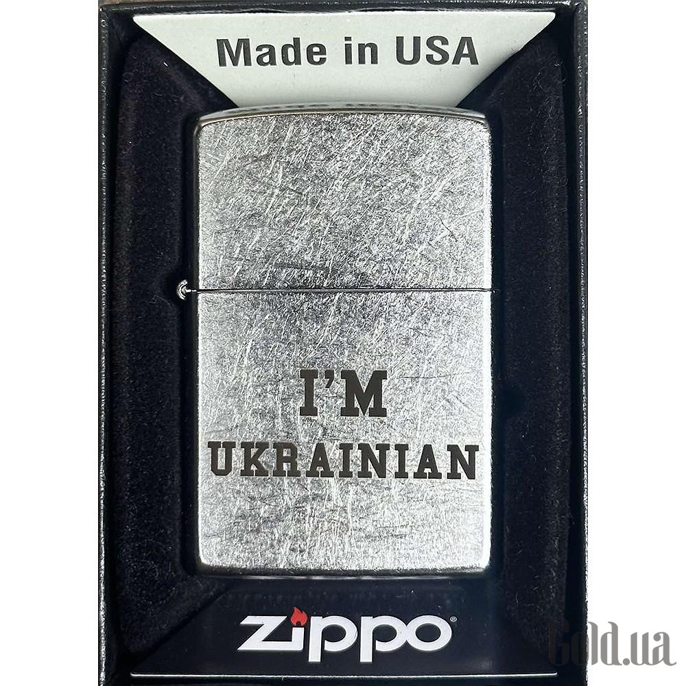 Zippo Зажигалка Ukraine Classic Street Chrome 207 IMU 207 IMU – изображение 2