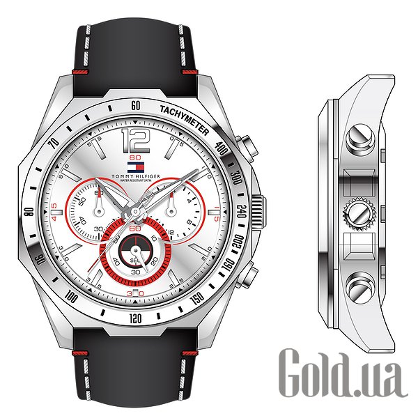 

Дизайнерские часы Tommy Hilfiger, High Roller 1790656