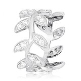 Женское серебряное кольцо с куб. циркониями, 571902