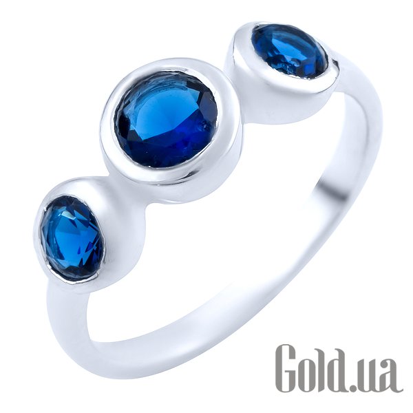 

Женские кольца Fresh Jewelry, Женское серебряное кольцо с синт. сапфирами, 17.5