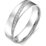Золотое обручальное кольцо с бриллиантами, 1556223