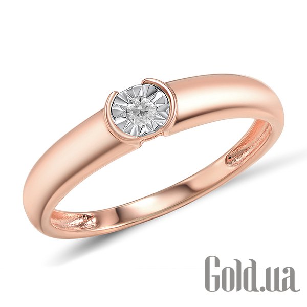 

Кольцо Lurie Jewelry, Золотое кольцо с бриллиантом, 17.5