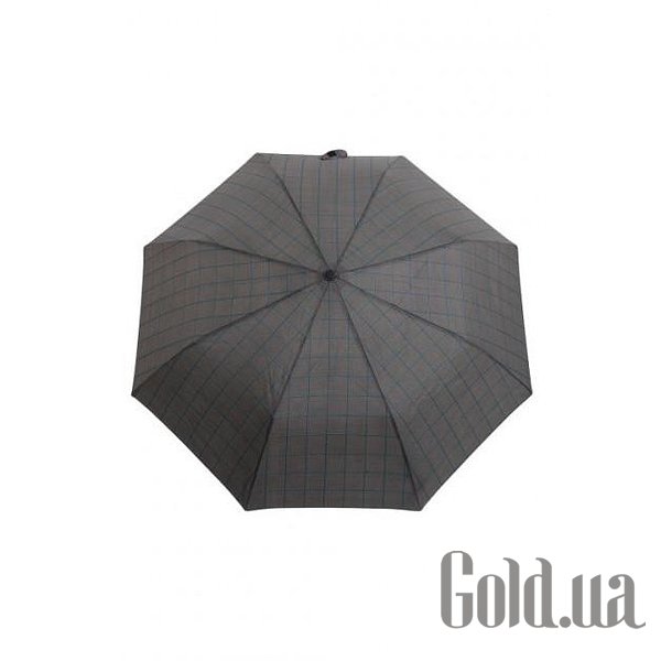 Зонт Milano 229C, черный в бирюзовую полоску