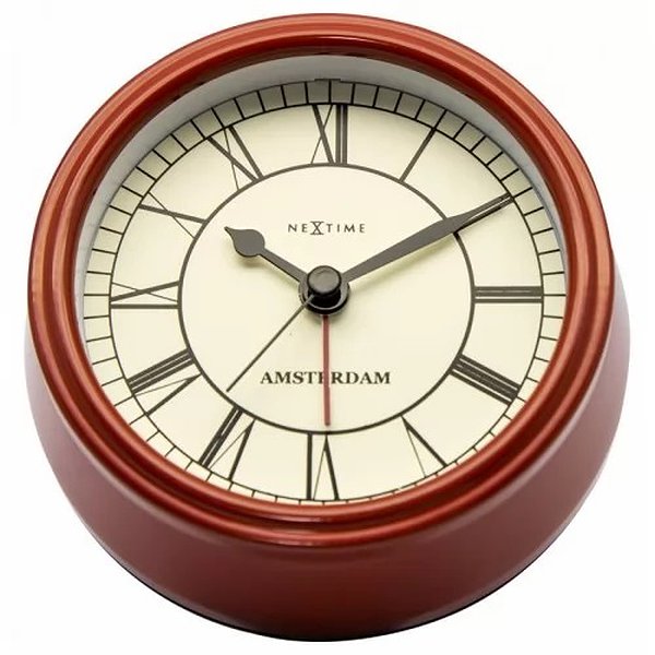 NeXtime Настольные часы "Small Amsterdam Red" 5199ro