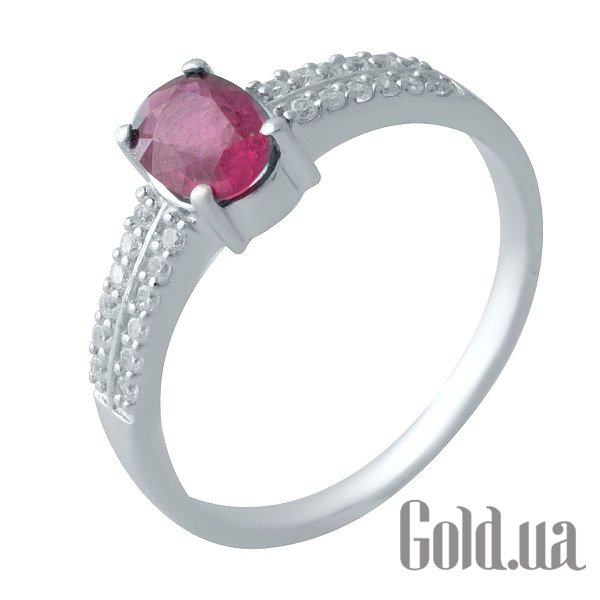 

Женские кольца Fresh Jewelry, Женское серебряное кольцо с рубином и куб. циркониями, 16.5