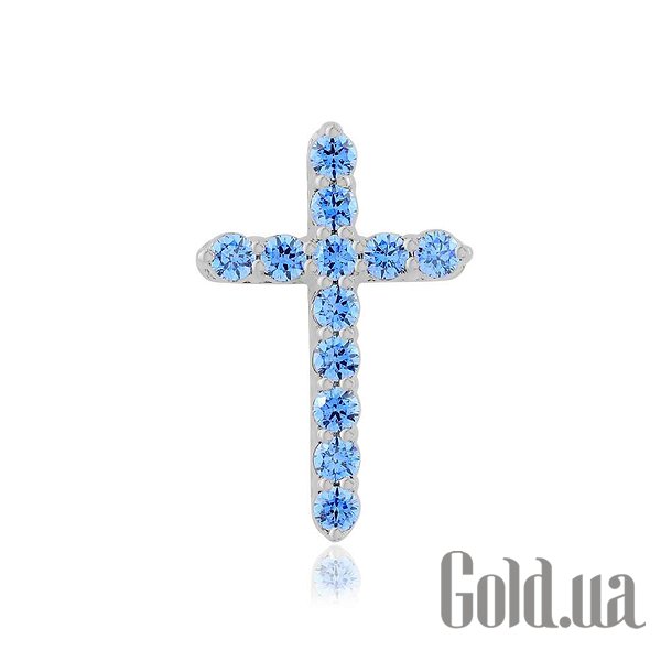 

Кулон-крестик Украина, Золотой кулон с Swarovski Zirconia