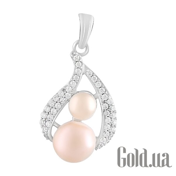 

Женские кулоны Fresh Jewelry, Серебряный кулон с куб. циркониями и культив. жемчугом