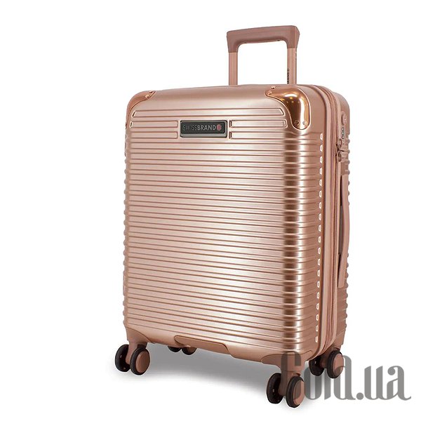 

Дорожная сумка Swissbrand, Розовый, Чемодан Rome (M) Rose Gold