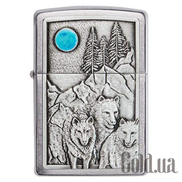 

Зажигалка Zippo, Зажигалка Wolf & Pack Emblem 49295